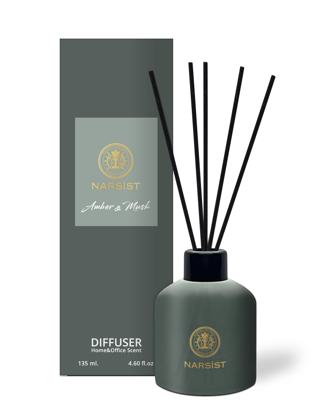 Reed diffuser l Amber&Musk