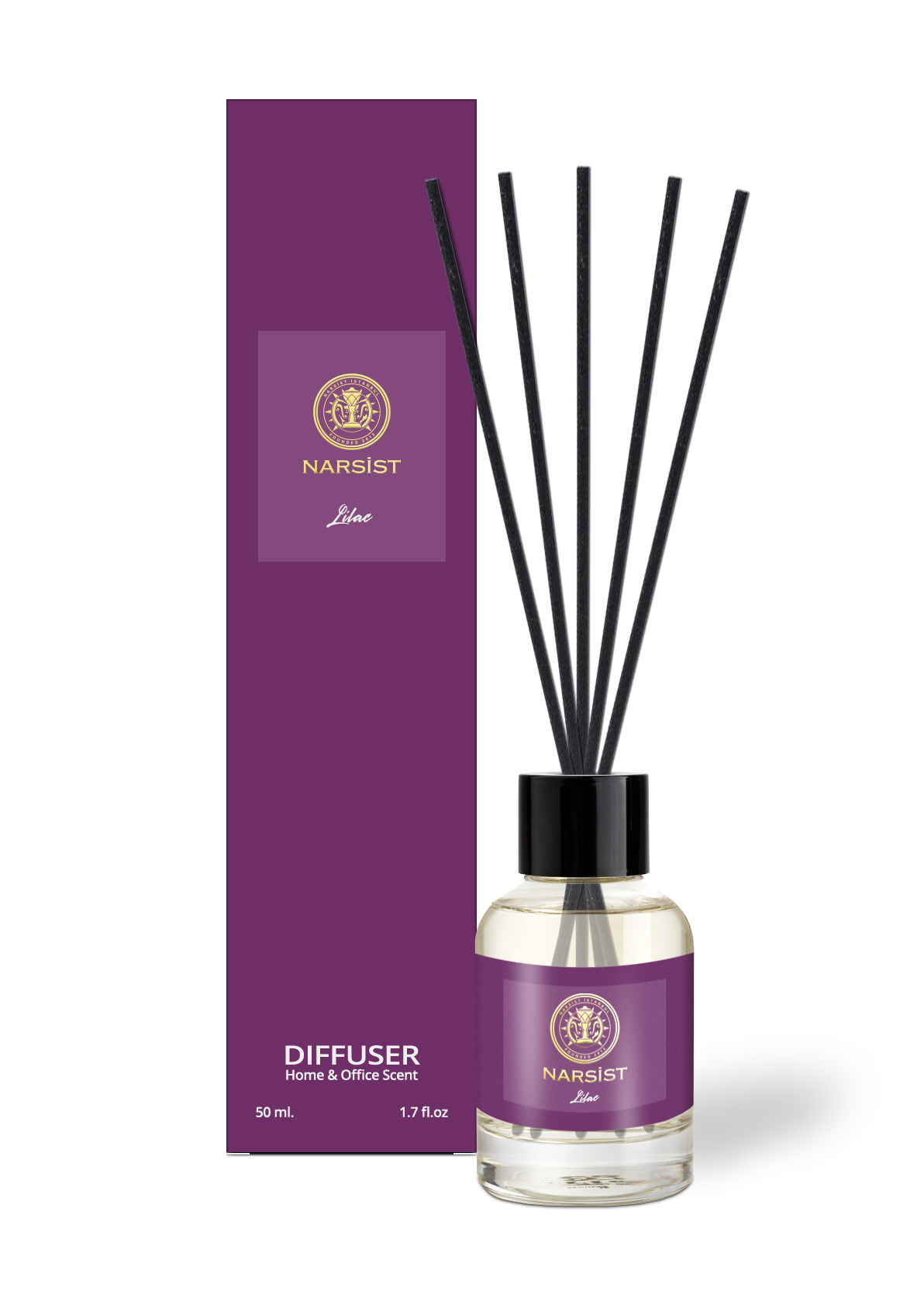Reed diffuser s Lilac